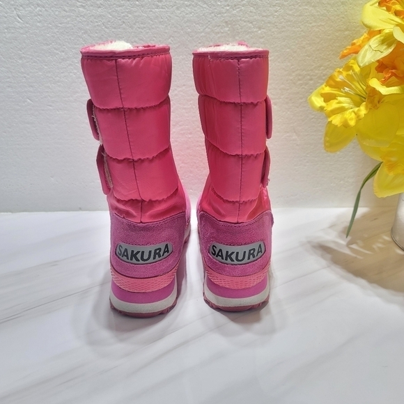 SAKURA WOMEN PINK BOOTS SZ.36 - Picture 7 of 10